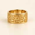 Classic Carved Wide Ring