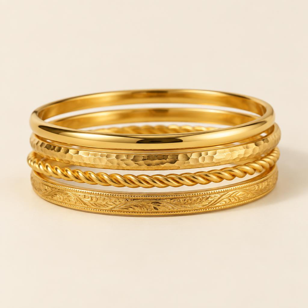 Stackable Bangle Set of 4